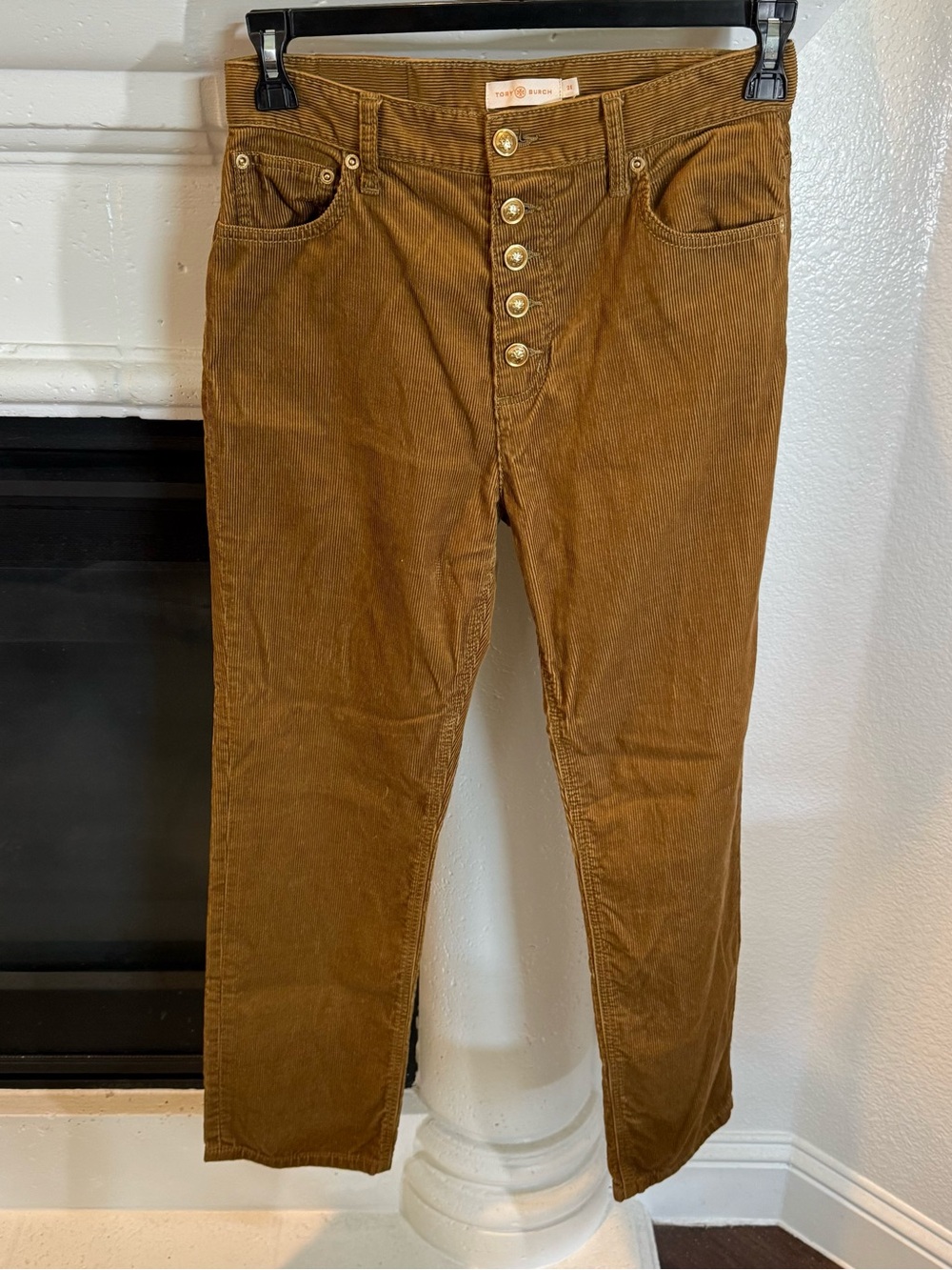 Tory Burch Corduroy Ankle Pants in Brown Size 28